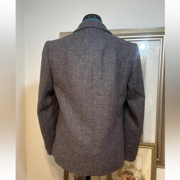M.P.M. Originals Women’s Tweed Wool Lined Pockets Blazer Jacket Size 8 - Picture 4 of 10